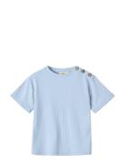 Kenna T-Shirt Tops T-Kortærmet Skjorte Blue Fliink