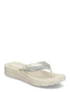 Flip Flop On Platform Sole Klipklapper Sandaler White Ilse Jacobsen