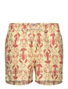 Morris Mixed Bathing Trunks Badeshorts Yellow Morris