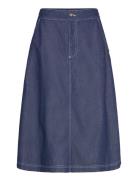 Air Denim Luna Skirt Skirts Knee-length & Midi Skirts Navy Mads Nørgaa...