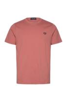 Crew Neck T-Shirt Tops T-Kortærmet Skjorte  Fred Perry