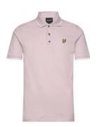 Tipped Polo Shirt Tops Polos Short-sleeved Pink Lyle & Scott