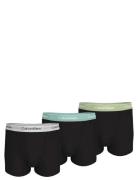 Relaxed Fit Trunk 3Pk Boxershorts Black Calvin Klein