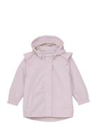 Jacket Pongee Outerwear Shell Clothing Shell Jacket Pink Minymo