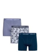 Cotton Stretch Boxer 3P Boxershorts Blue Björn Borg