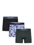 Organic Cotton Stretch Boxer 3P Boxershorts Black Björn Borg