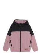 Jr. Windbreaker Jacket Outerwear Shell Clothing Shell Jacket Pink Colo...