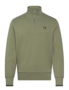 Half Zip Sweatshirt Tops Sweatshirts & Hoodies Sweatshirts Khaki Green...
