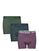 Cotton Stretch Boxer 3P Night & Underwear Underwear Underpants Multi/p...