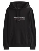 Brand Love Hilfiger Hoodie Tops Sweatshirts & Hoodies Hoodies Black To...