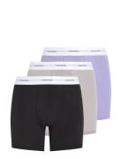 Boxer Brief 3Pk Boxershorts Multi/patterned Calvin Klein