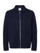 Slhjackie Sweat Zip Jacket Noos Tynd Jakke Navy Selected Homme