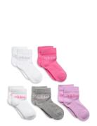 Kids Lin Ank 5P Sport Socks & Tights Socks White Adidas Sportswear