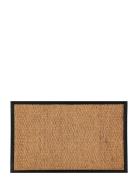 Plain 50X80 Cm Home Textiles Rugs & Carpets Door Mats Brown Noble Hous...