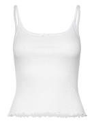 Tank Pointelle With Lettuce Ed Top White Lindex
