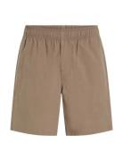 Pull-On Short Bottoms Shorts Casual Beige Calvin Klein Jeans