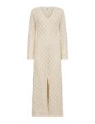 Ivy-Breeze Crochet Dress Maxikjole Festkjole Cream IVY Copenhagen