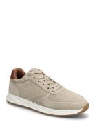 Premium Suede Hybrid Low-top Sneakers Beige Tommy Hilfiger