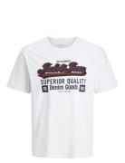 Jjelogo Tee Ss O-Neck 2 Col Aw25 Sn Tops T-Kortærmet Skjorte White Jac...