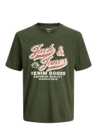 Jjelogo Tee Ss O-Neck 2 Col Aw25 Sn Tops T-Kortærmet Skjorte Green Jac...