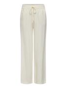 Jdysay Hw Linen Wide Pant Wvn Bottoms Trousers Linen Trousers White JD...