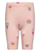 Bikerpants Aop Bottoms Shorts Pink Lindex