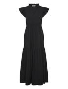 Mmwaldy Izha Dress Maxikjole Festkjole Black MOS MOSH