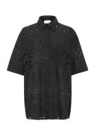 Gzbaylor Ss Shirt Tops Shirts Short-sleeved Black Gestuz
