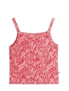 Mini Leopard Aop Tank Top Tops T-shirts Sleeveless Pink Mini Rodini