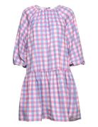 Slfblair 3/4Hort Dress Knælang Kjole Multi/patterned Selected Femme