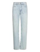 Miami Medium-Rise Straight-Fit Jeans Bottoms Jeans Straight-regular Bl...