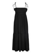 Dakota Recycled Dress Knælang Kjole Black Notes Du Nord