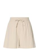 Pcsastina Hw Shorts Wvn Bc Bottoms Shorts Casual Shorts Beige Pieces