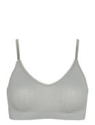 Lucia Bra Top Twist Lingerie Bras & Tops Soft Bras Tank Top Bras Grey ...