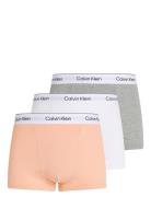 Relaxed Dart Trunk 3Pk Boxershorts White Calvin Klein