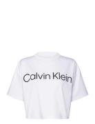 A-Ss Boxy Logo Graphic Tee Tops T-shirts & Tops Short-sleeved White Ca...