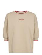Mmdarin 3/4 Sleeve Sweatshirt Tops Sweatshirts & Hoodies Sweatshirts B...