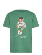 Polo Bear Cotton Jersey Tee Tops T-Kortærmet Skjorte Green Ralph Laure...