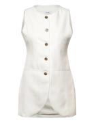 Lr-Laura Blazers Sleeveless Blazers White Levete Room