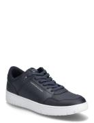 Th Basket Core Lite Lth Mix Low-top Sneakers Navy Tommy Hilfiger