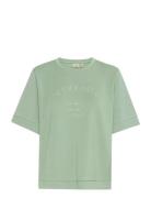 Fraurora Tee 1 Tops Sweatshirts & Hoodies Sweatshirts Khaki Green Fran...