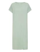 Fraurora Dr 4 Knælang Kjole Khaki Green Fransa