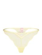 Isabelle String Tr G-streng Undertøj Yellow Hunkemöller