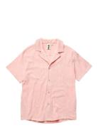 Naram Knitted Shirt Pyjamas Nattøj Pink Bongusta