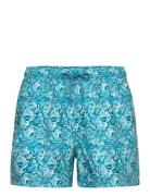 Borg Print Swim Shorts Badeshorts Blue Björn Borg