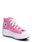Chuck Taylor All Star Move Sport Sneakers High-top Sneakers Pink Conve...