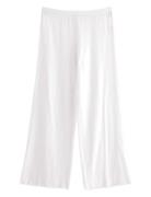 Vida Pyjamasbyxor I Pointelle Pyjamasbukser Hyggebukser White Lindex