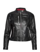 Esther Racer Jacket Læderjakke Skindjakke Black Jofama
