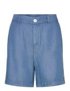 Mary Tencel Shorts Bottoms Shorts Denim Shorts Blue Newhouse