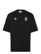 T-Shape Tee Tops T-Kortærmet Skjorte Black Champion
